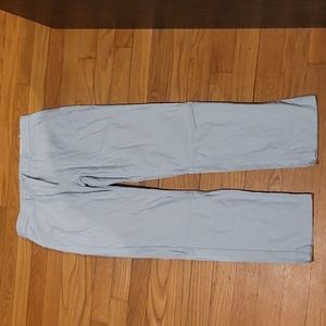 Gap 00 Pale Blue Linen Cropped Pants